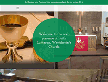 Tablet Screenshot of faith-lutheran-church.com